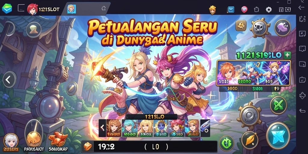 Tampilan gameplay menarik dari 1121SLOT yang penuh warna.