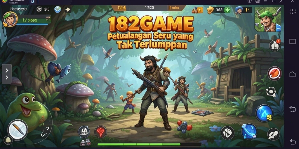Menampilkan gameplay menarik dalam dunia petualangan 182GAME.