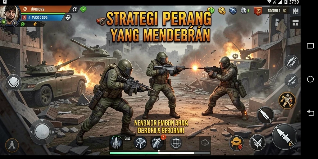 Tampilan permainan <strong>2739</strong> yang penuh strategi dan pertempuran mendebarkan.