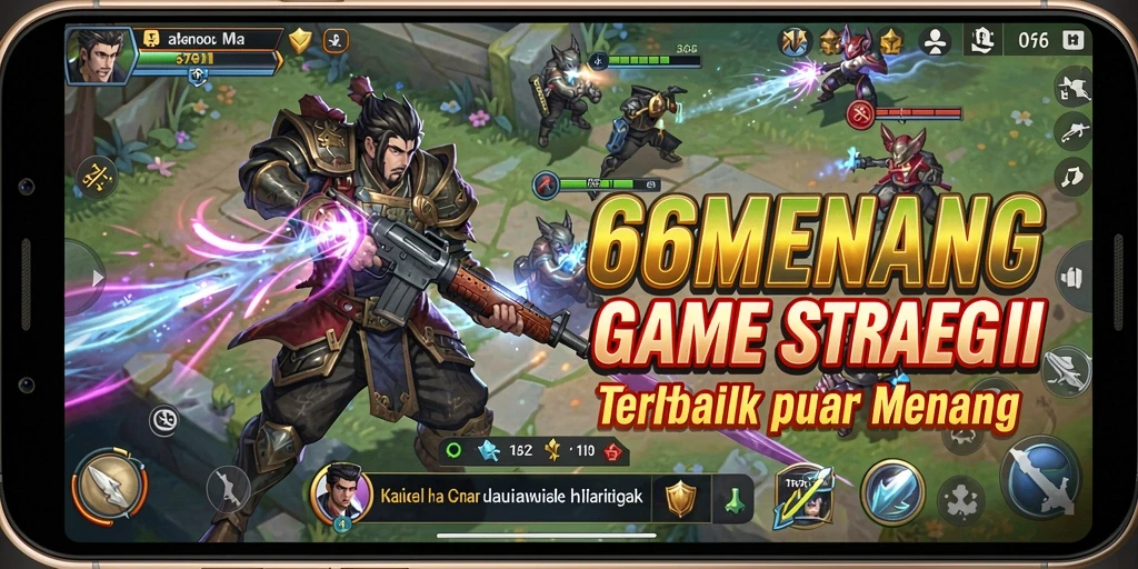 Screenshot gameplay 66MENANG menampilkan strategi mendebarkan dari pemain.