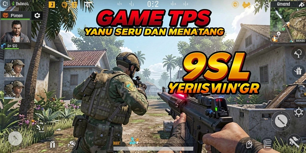 Screenshot gameplay TPS yang menampilkan aksi mendebarkan di 9SL.