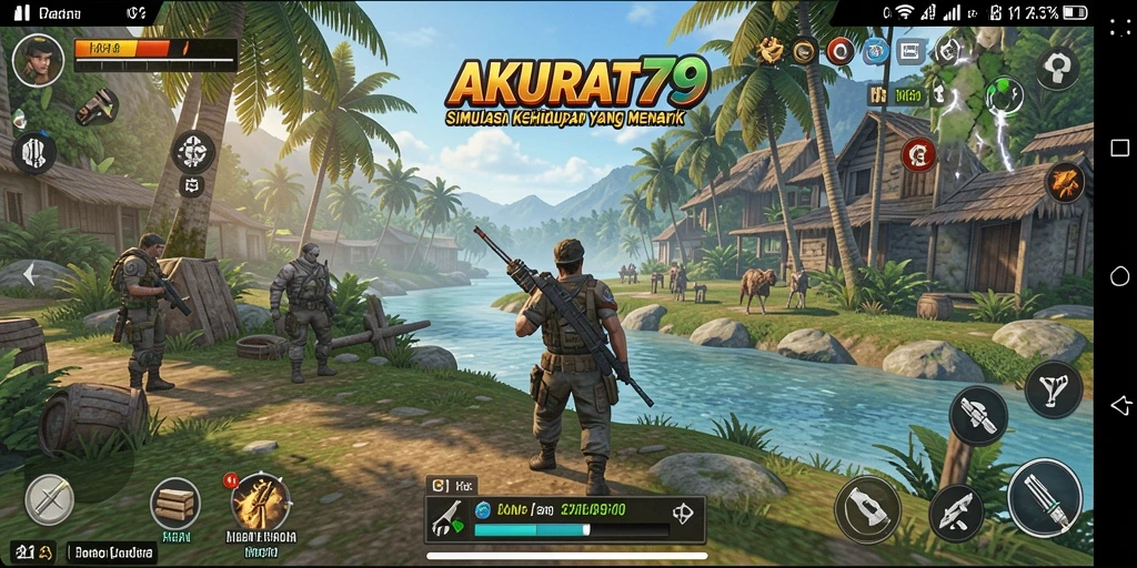 Tampilan screenshot yang menampilkan gameplay menarik dari AKURAT79.