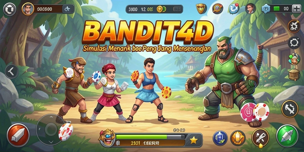 Tampilan grafis yang menawan dan gameplay yang menarik dalam BANDIT4D.
