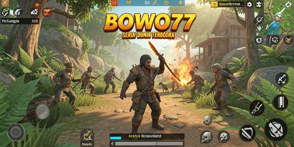 Gameplay BOWO77 dalam dunia terbuka yang memukau dan imersif.