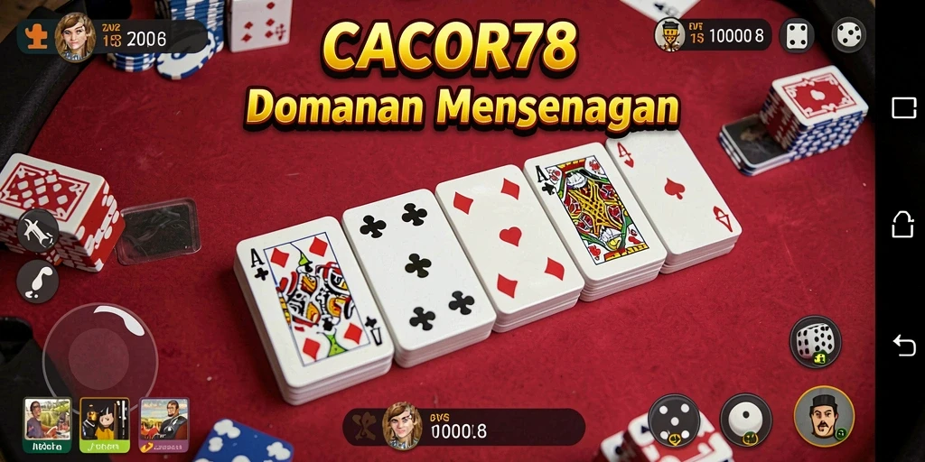 Gameplay Domino yang seru dan penuh strategi.
