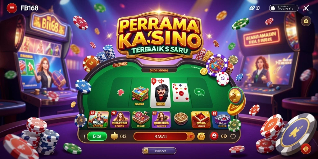 Tangkapan layar dari gameplay FB168 menampilkan suasana kasino yang mendebarkan.