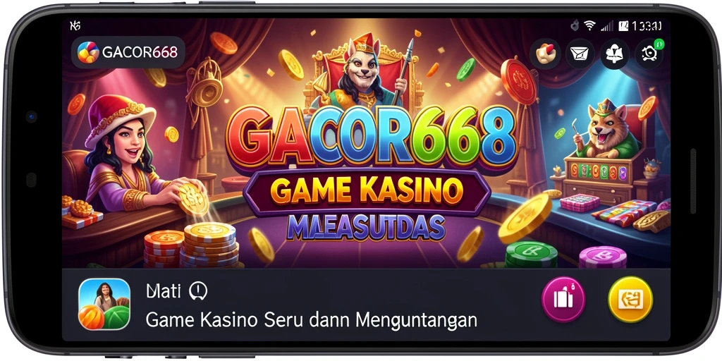 Tampilan seru gameplay Kasino di GACOR668 yang mendebarkan.