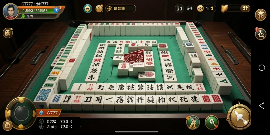 Gameplay Mahjong yang seru di GT777, penuh tantangan dan strategi.
