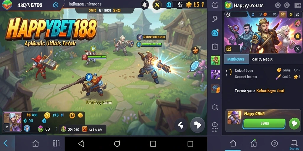 Tampilan antarmuka sederhana dari HAPPYBET188 yang mempermudah penggunaan.