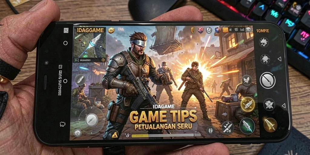 Tampilan gameplay mendebarkan dalam IDAGAME dengan aksi seru TPS.
