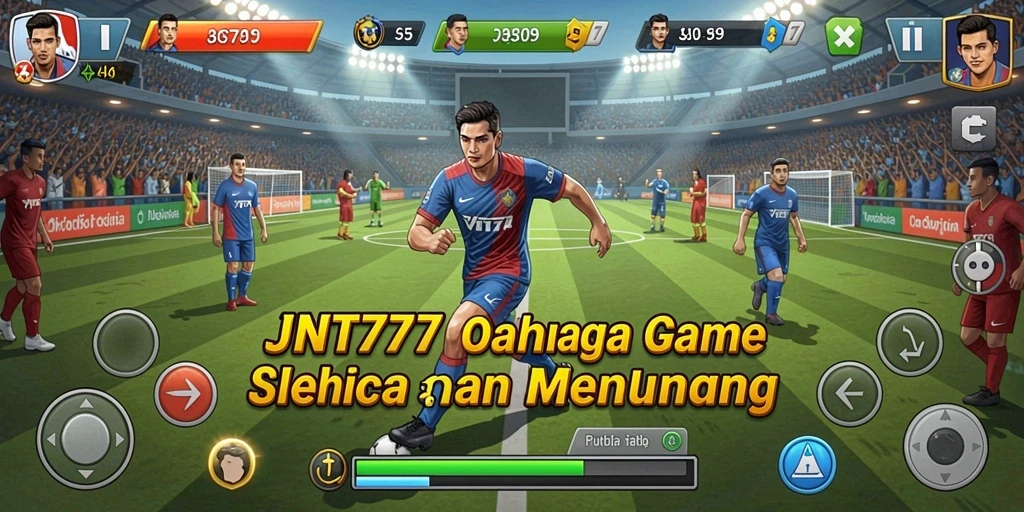 Tampilan gameplay seru di JNT777 dengan aksi olahraga nyata.