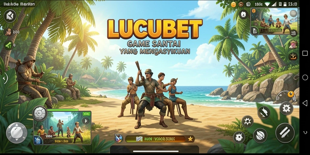 Tangkapan layar gameplay LUCUBET menunjukkan keseruan bermain game Casual.