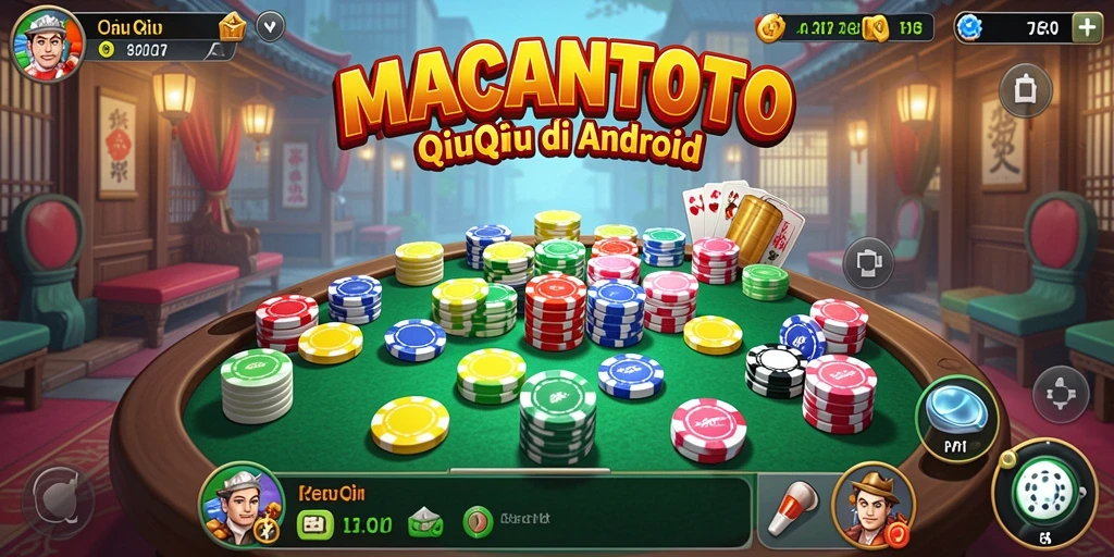Tampilan gameplay seru di MACANTOTO dengan aksi QiuQiu yang mendebarkan.