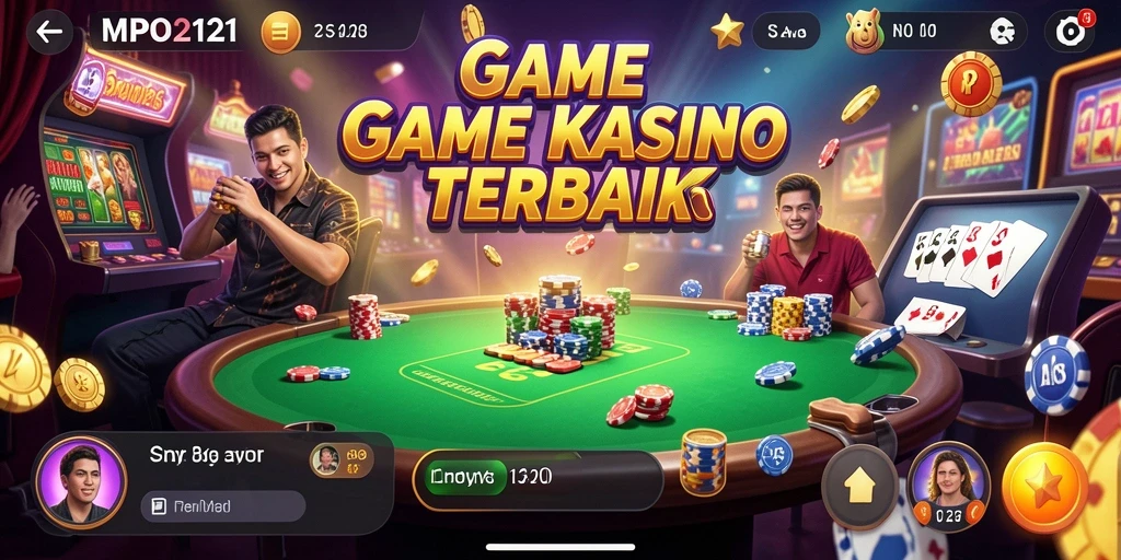 Tampilan menarik dari gameplay Kasino di MPO2121.