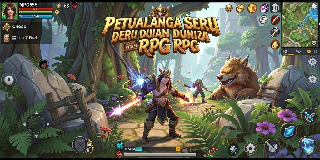 Tampilan screenshot MPO555 menampilkan aksi seru dalam petualangan RPG.