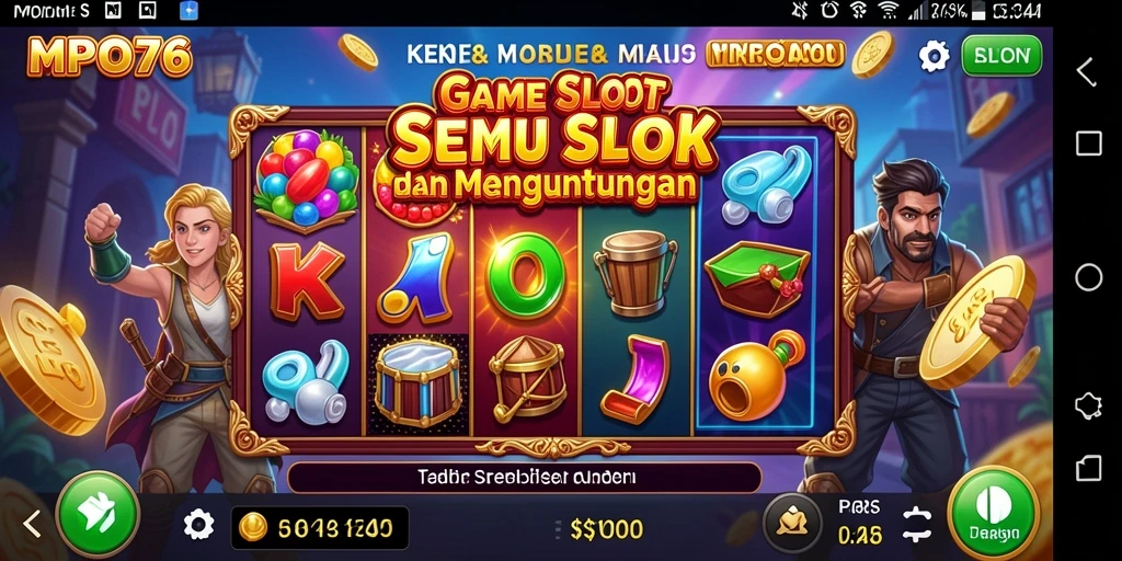 Tampilan gameplay Slot MPO76 yang mengasyikkan.