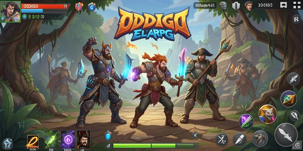 Tangkapan layar menunjukkan pertarungan seru di dunia <strong>ODDIGO</strong>.
