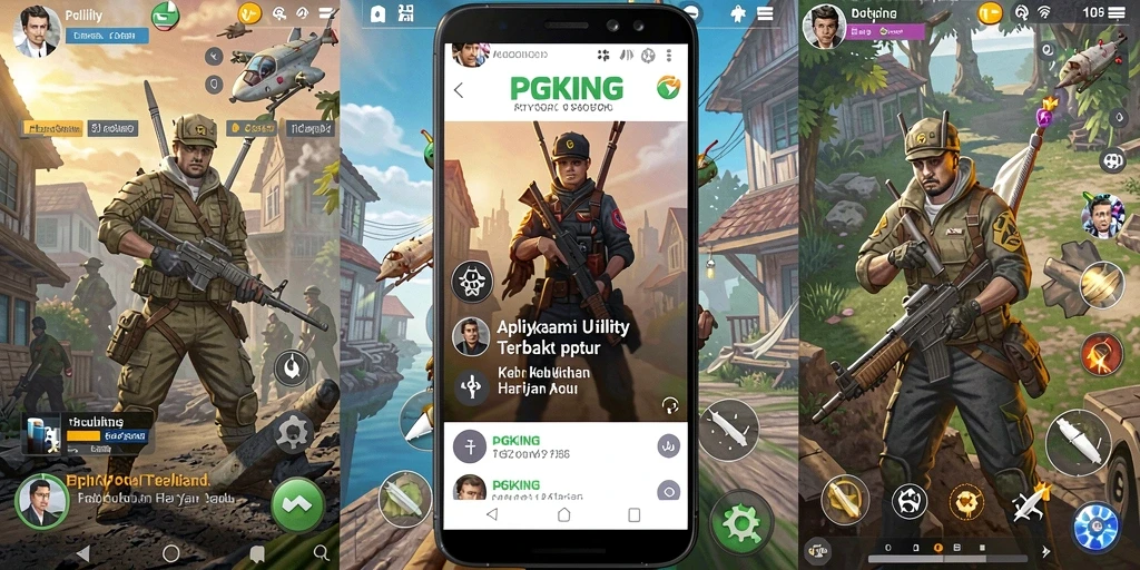 Screenshot tampilan antarmuka PGKING yang intuitif dan mudah digunakan.
