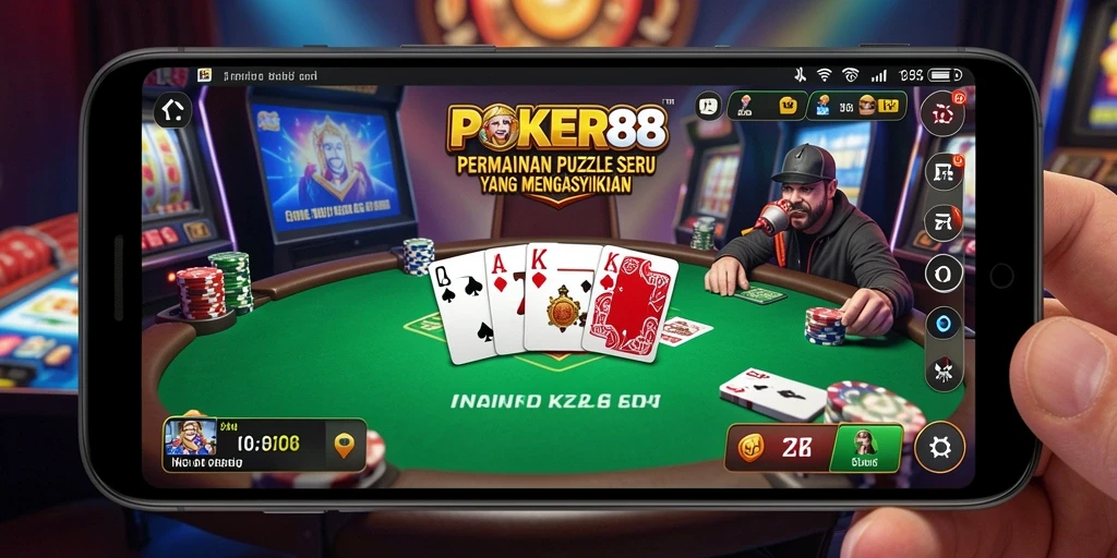 Screenshot POKER88 menampilkan gameplay puzzle yang penuh tantangan.