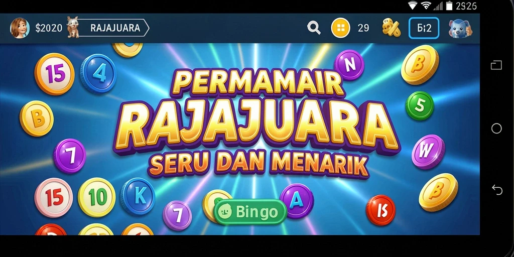 Gameplay RAJAJUARA dengan suasana Bingo yang seru.
