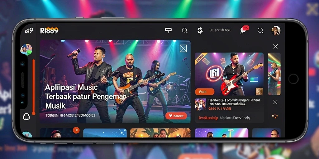 Tampilan gameplay yang menarik di aplikasi RI889.