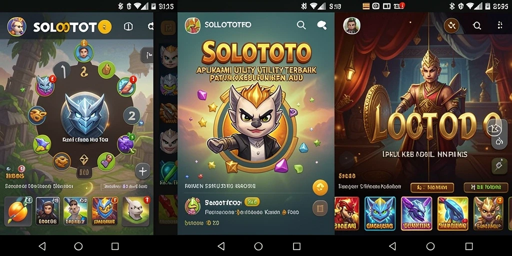 Tampilan antarmuka SOLOTOTO yang modern dan fungsional.