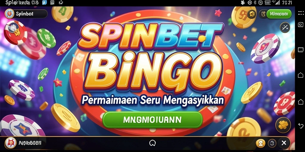 Screenshot SPINBET yang menunjukkan suasana seru permainan Bingo.