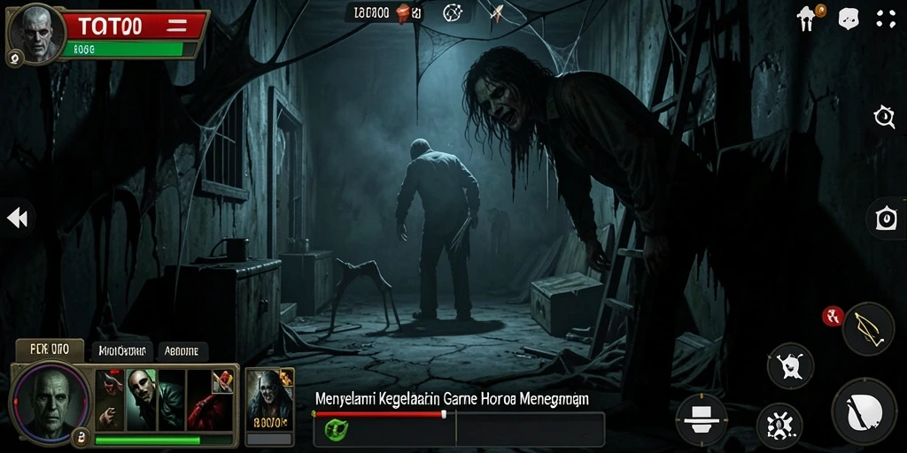 Gameplay menyeramkan dengan suasana mencekam di TOTO20.