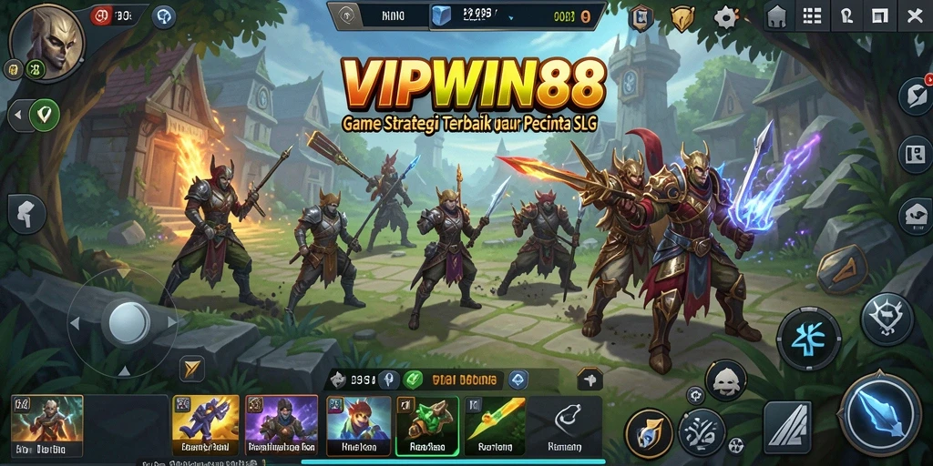 Tampilan gameplay SLG yang mendebarkan dan strategis.