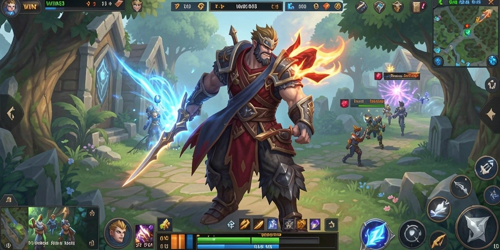 Screenshot gameplay WIN33 menunjukkan aksi seru dalam petualangan MMORPG.